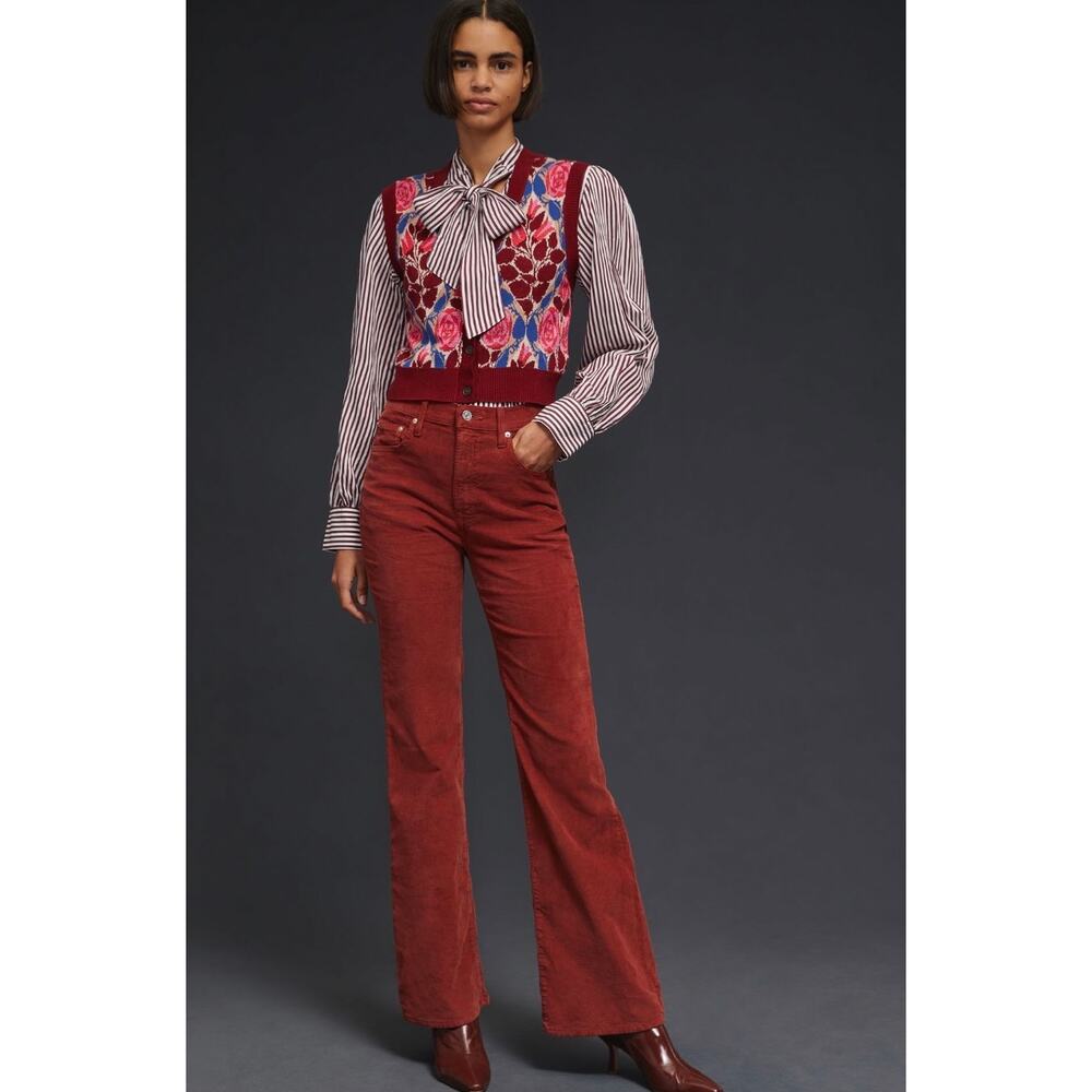 Edwin Ryder High Rise Boot Cut Corduroy Pants - 29